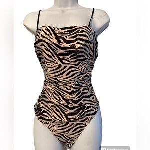 Zebra print bodysuit